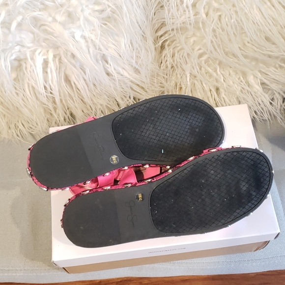 Neon Pink Sandals - Picture 4 of 5